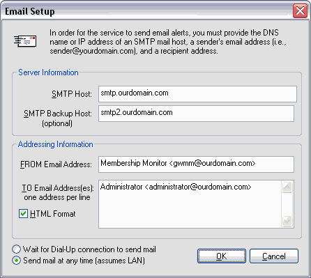 Email Setup