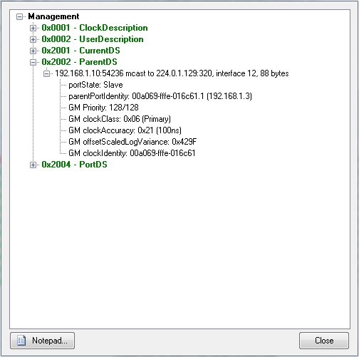 Domain Time II PTPCheck utility